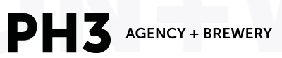 PH3 Agency + Brewery logo